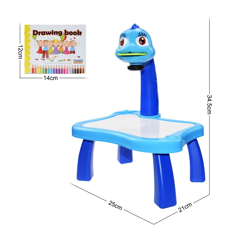 Mini tableau d'affichage à LED enseignant le dessin aux enfants