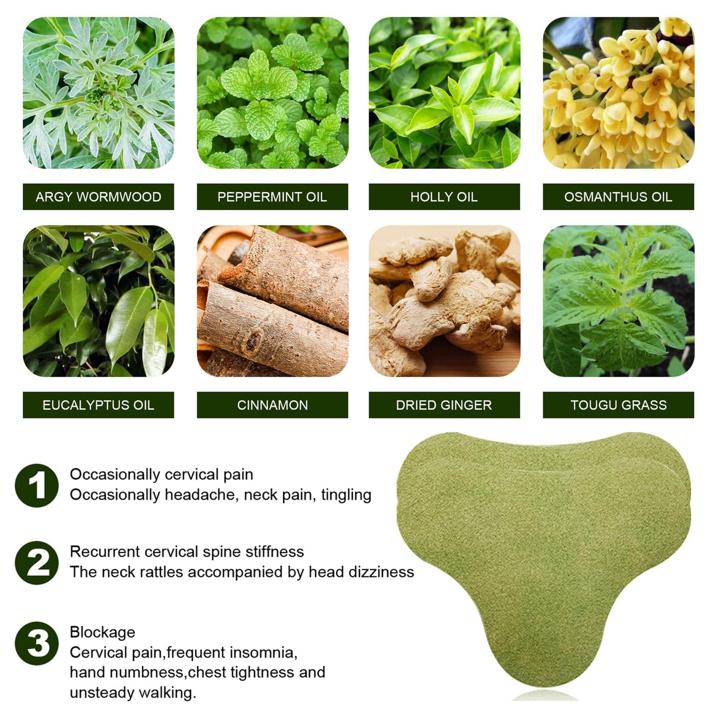 Patch chauffant aux herbes