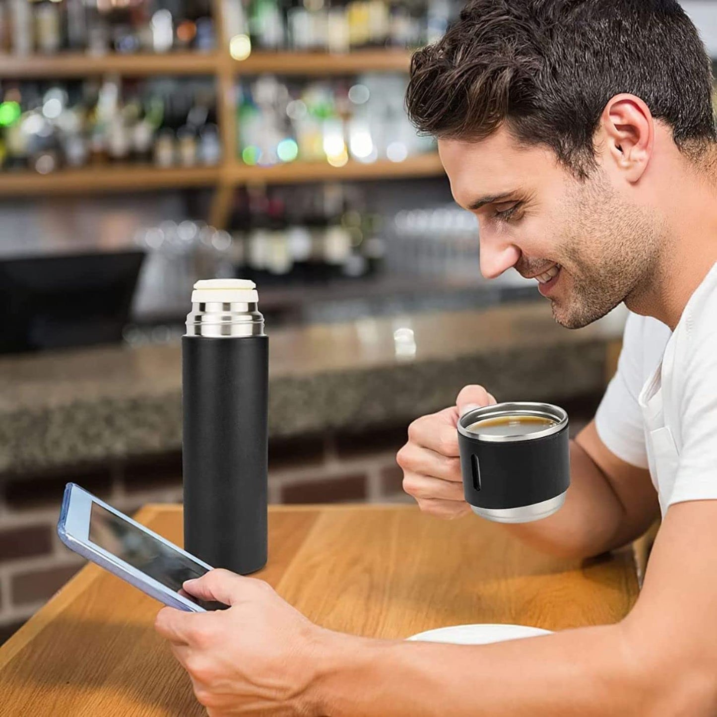 Set Thermos Premium 500ml avec 3 Tasses