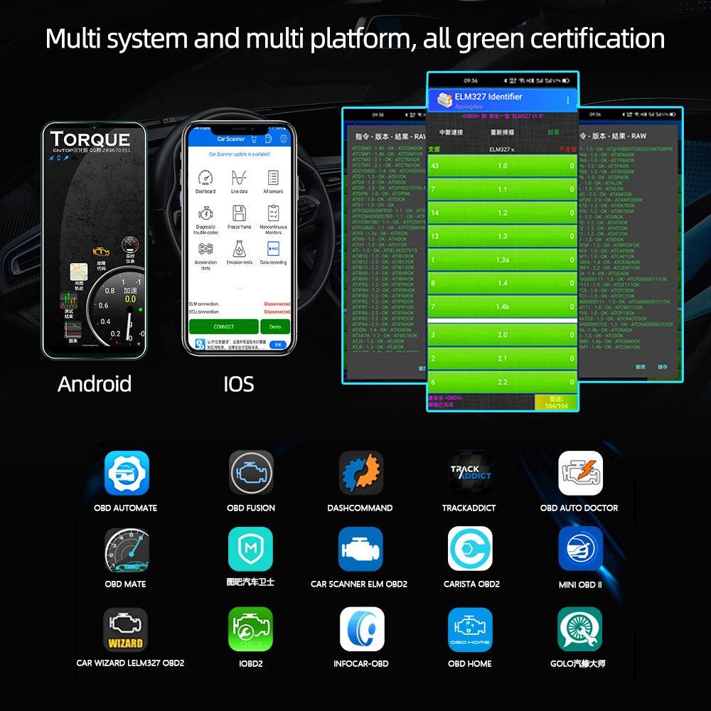 Scanner Bluetooth OBD2
