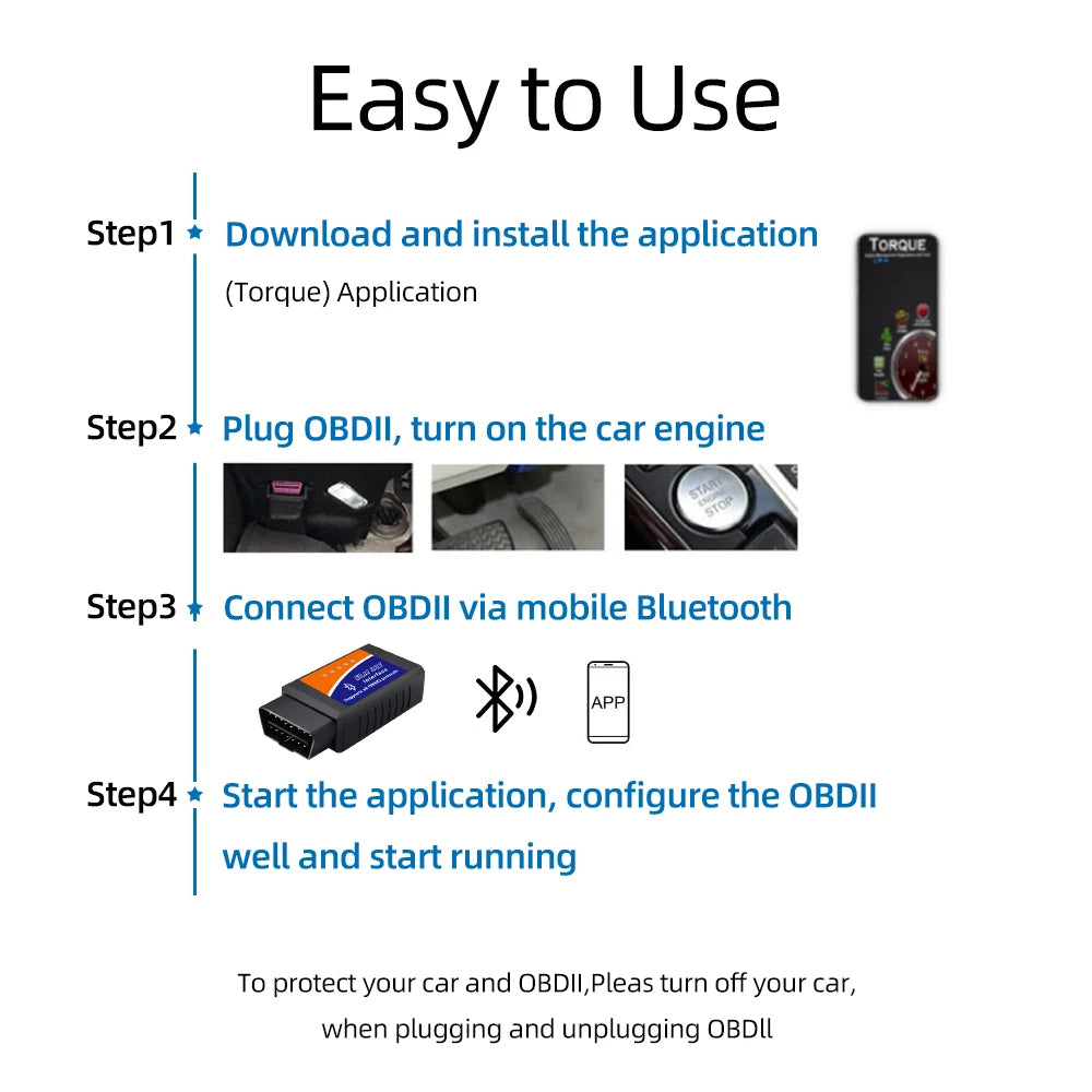 Scanner Bluetooth OBD2