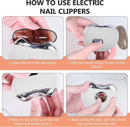 Coupe-ongles électrique 2 en 1 mlooz