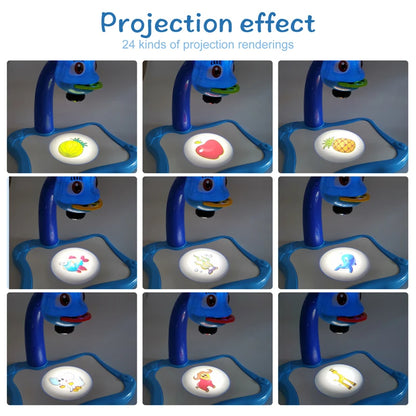 Mini tableau d'affichage à LED enseignant le dessin aux enfants