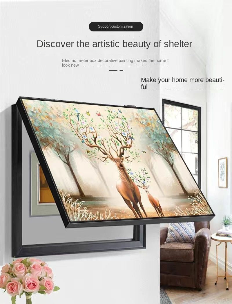 Décor nordique de boîte électrique