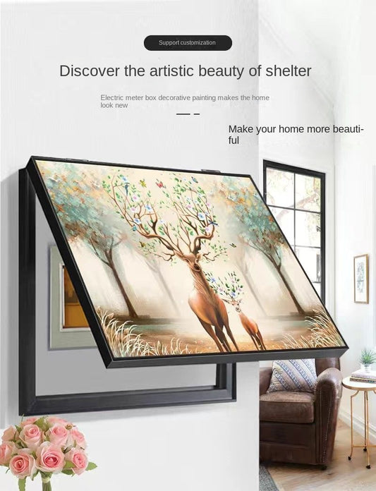 Décor nordique de boîte électrique