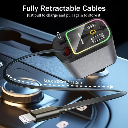 Rétractable Chargeur Voiture
