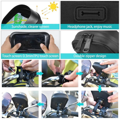 Sacoche Support Téléphone Vélo Étanche