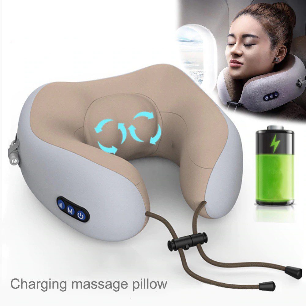 Neck Massager Pillow Rechargeable mlooz